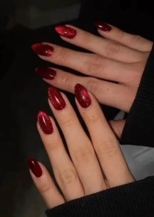 uñas largas para lucir en Año Nuevo