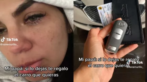 Su papá le promete carro si deja a su novio