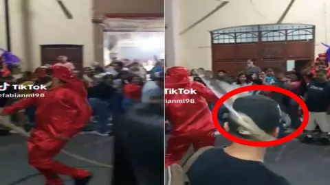 Semana santa latigazo del diablo