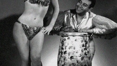 Tongolele y el artista cubano Joaquín González