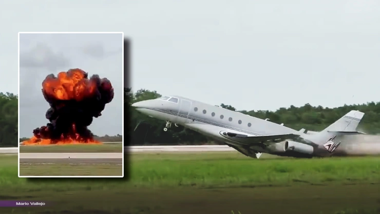 Accidente de avion en Republica Dominicana ¡Así fue el momento exacto!