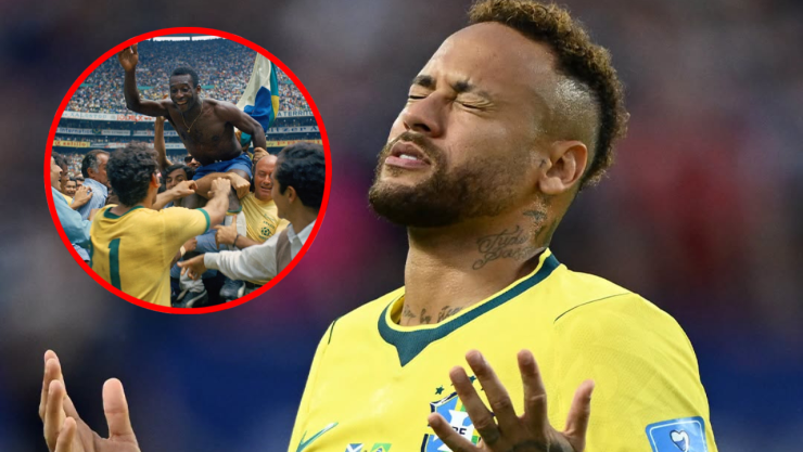 Neymar se quedó con las manos vacías, pero igualó a Pelé en este sorprendente apartado