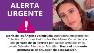Criminales desaparecen madre buscadora María de los Ángeles en Mazatlán Sinaloa