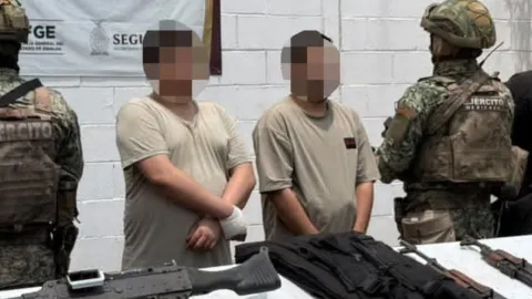 Caen dos sujetos armados en Culiacán; estarían vinculados con ataque a Sergio Torres y Ely Montoya