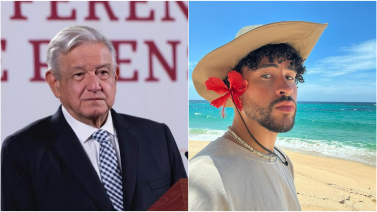 AMLO pide a Bad Bunny que ofrezca concierto gratuito en el Zócalo