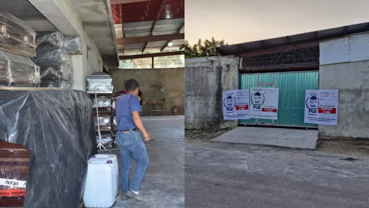 Crematorio irregular en municipio de Othón P. Blanco, Quintana Roo.