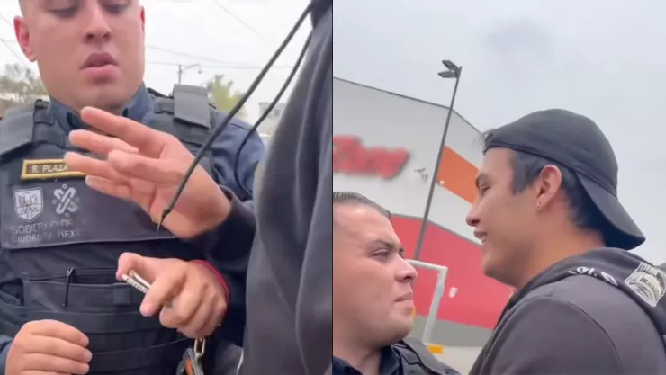 VIDEO: Policía de CDMX da manotazo al celular de un motociclista tras revisión