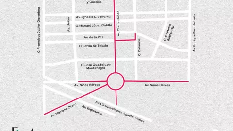 cierres viales en Guadalajara desfile cívico