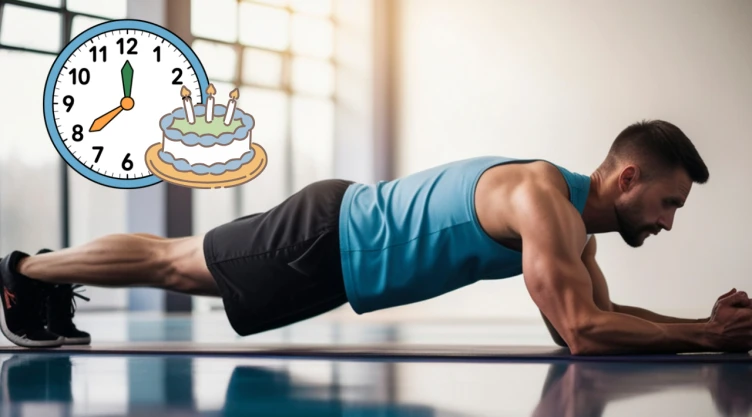 plancha en el gimnasio