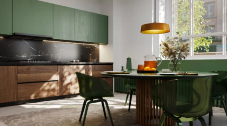 Remodelar tu cocina de color verde podría darte una mejor vida