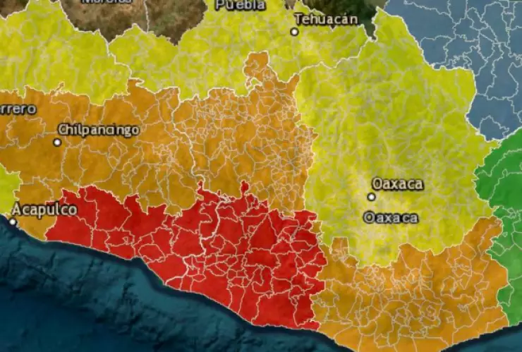 Alerta Roja huracán John