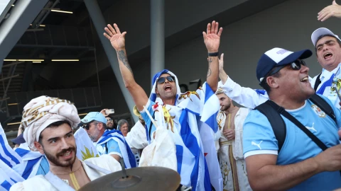 Aficionado de la selección de Uruguay