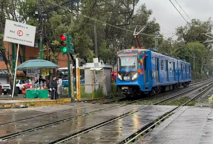 Cierre de estacion La Noria Tren Ligero