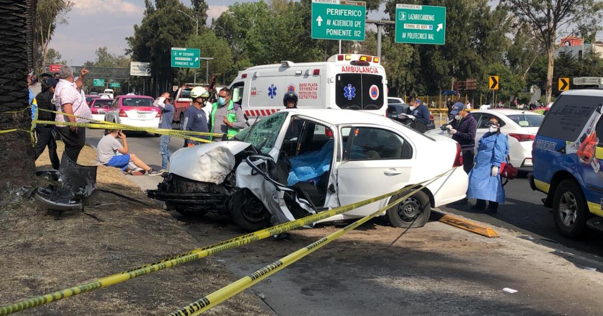 Accidente en subida a chalma
