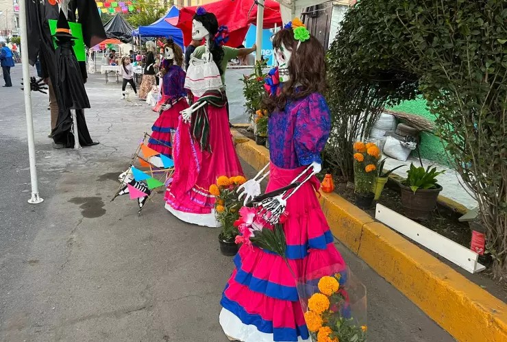 Catrinas gigantes en Tláhuac 2023