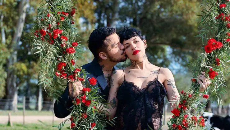 Christian Nodal y Cazzu