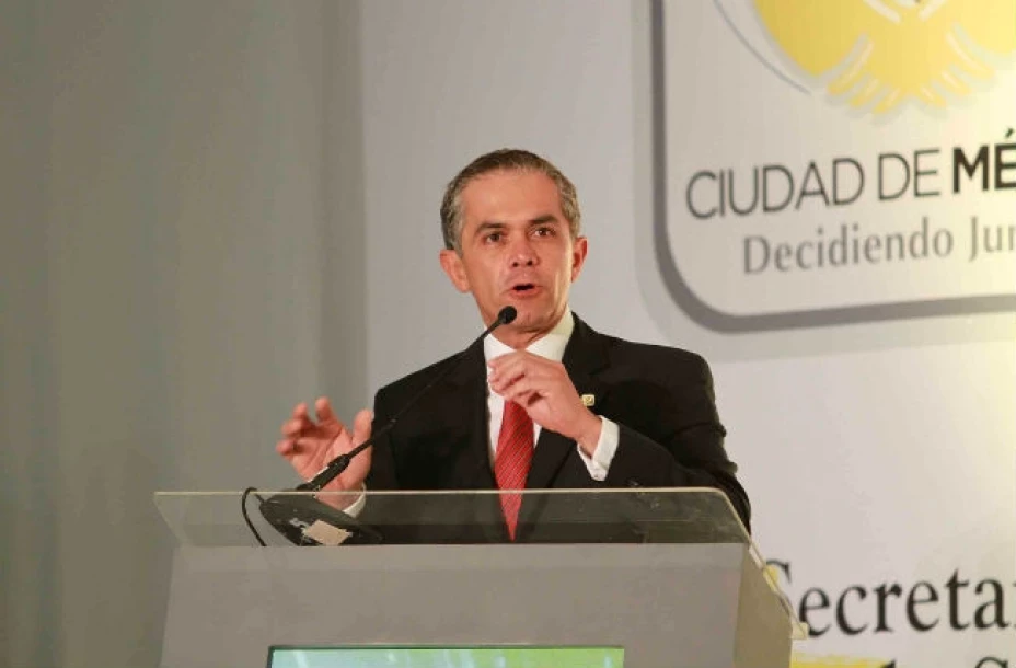 Miguel Ángel Mancera, jefe de Gobierno del DF