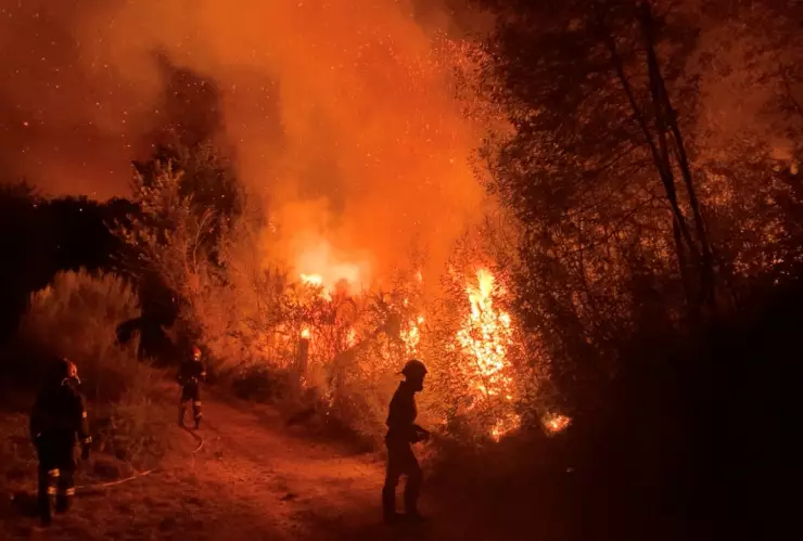 Incendio en España