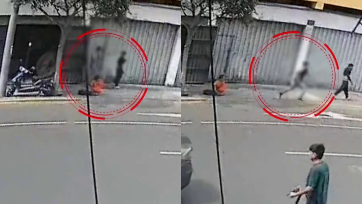 El robo del celular en Perú quedó captado en VIDEO.