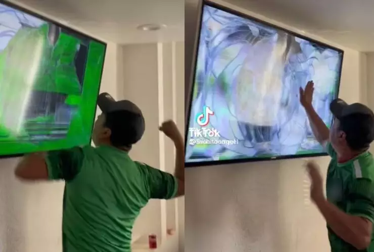 Hombre destrute televisión tras pérdida de México en el Mundial.jpg