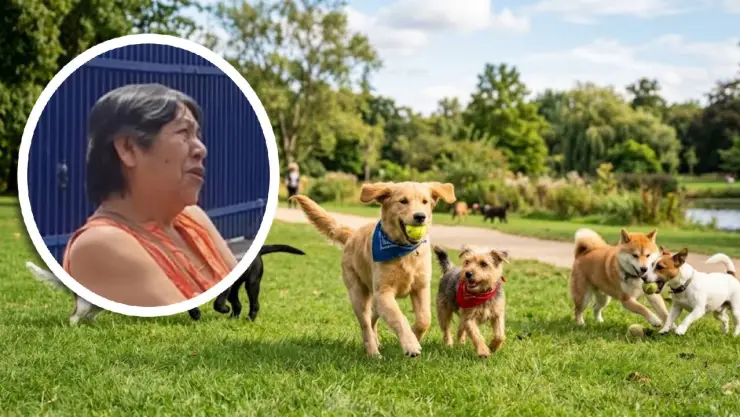 Mujer sobrevive gracias a una perra que robaba comida; hoy rescata y da hogar a perros abandonados