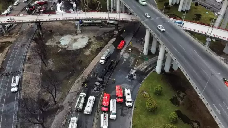 Explosión de pipa en Iztapalapa