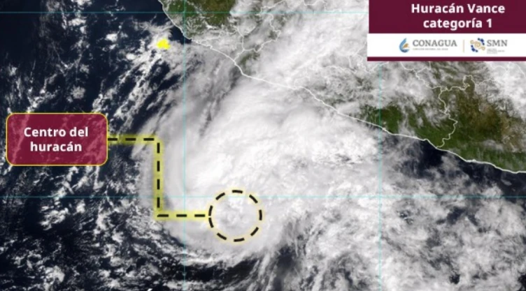 Huracán “Vance” sigue frente a México: Trayectoria, dónde habrá fuertes lluvias y ubicación exacta