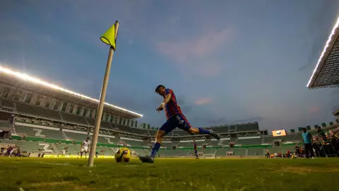 Atlante jugando en Liga de Expansión MX