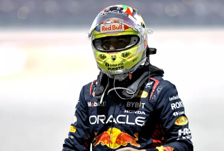 Checo Pérez en el Gran Premio de Qatar