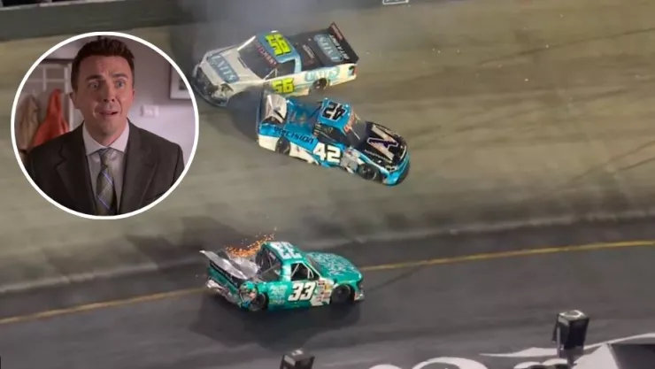 Frankie Muniz sufrió accidente en NASCAR