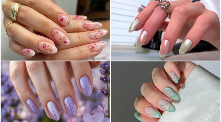 ideas de uñas almendradas bonitas para primavera 2026