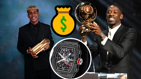 Balón de Oro: la fortuna que gastaron Lamine Yamal y Ousmane Dembélé en sus relojes para la gala