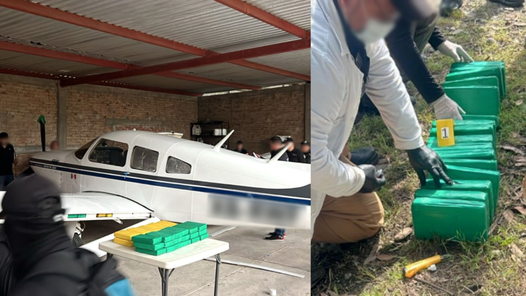 En aeródromo de Tapachula Chiapas encontraron paquetes de cocaína