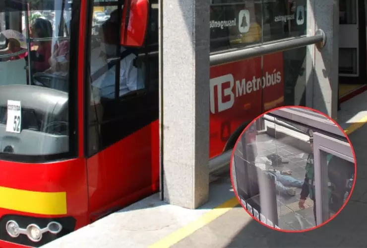 Un hombre se desplomó y murió dentro del Metrobús Indios Verdes, en la CDMX