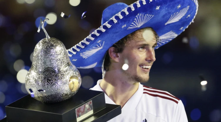 Alexander Zverev, campeón del Abierto Mexicano de Tenis