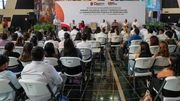 Realizan primer coloquio “Retos y Perspectivas de la Administración Pública en Quintana Roo”.jpg