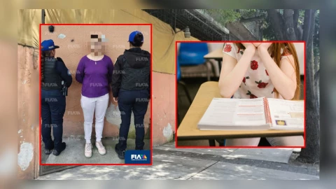 Una mamá fue detenida al ser acusada de golpear a su hija afuera de una casa en CMDX.