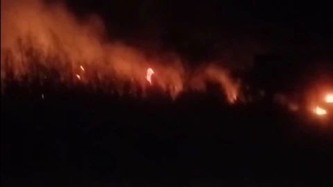 Incendio de llantas Veracruz