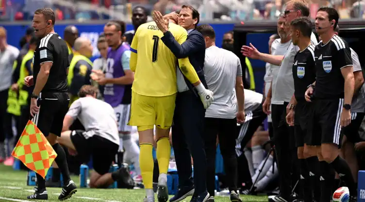 Courtois llora tras lesión España vs Bélgica Mundial 2026.jpg