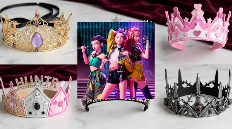 6 ideas para hacer coronas inspiradas en Huntrix para todos los fans de Kpop Demon Hunters