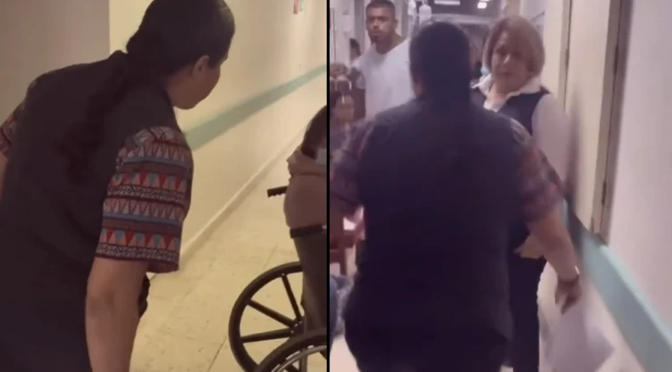 Captan a personal del Hospital General de Reynosa insultar a paciente