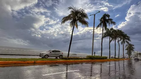 ¡Navidad lluviosa! Esta es la hora exacta de las lluvias en el estado de Veracruz hoy 25 de diciembre de 2025