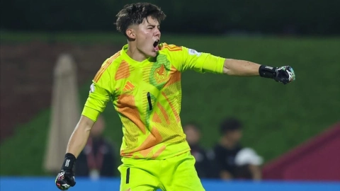 Santiago López en el Mundial Sub-17