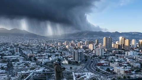 Tormenta negra en Guanajuato