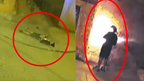 Hombre explota en Perú
