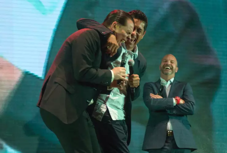 Christian Martinoli y Jorge Campos