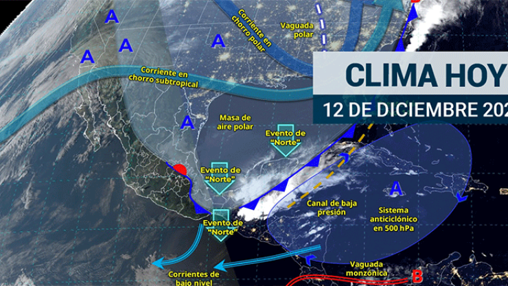 ¡No olvides la chamarra! Así será el clima este 12 de diciembre en México