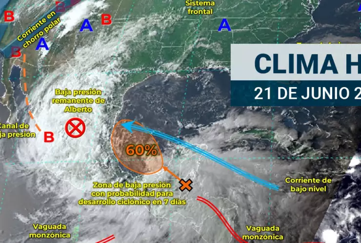 ¿Cómo estará el clima en México HOY 21 de junio?