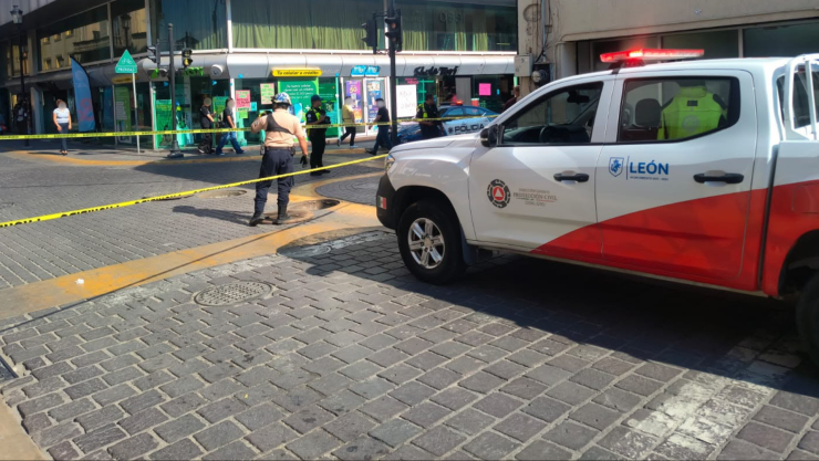 ¡Momentos de pánico! Cierran zona centro de León por una falla; ¿qué sucedió?.png
