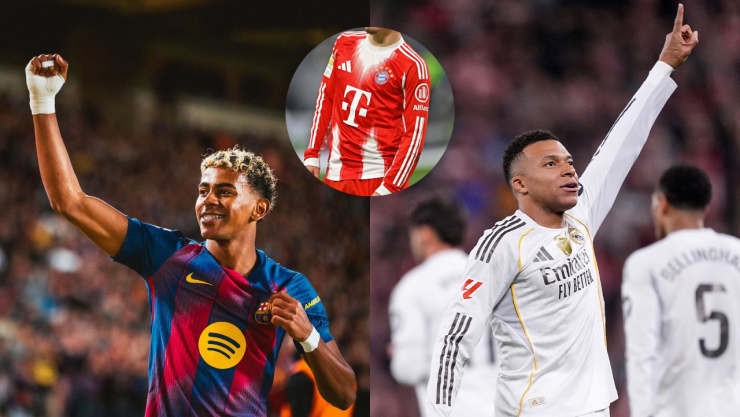 Lennart Karl, Lamine Yamal y Kylian Mbappé